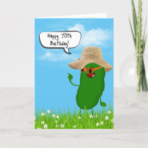 Pickle Person mit Hut zum 70. Geburtstag