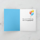 Pickle Person mit Hut zum 95. Geburtstag Karte (Innenseite)