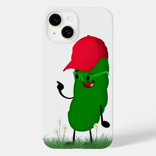 Pickle Person mit Kugelschreiber Case-Mate iPhone Hülle (Rückseite)