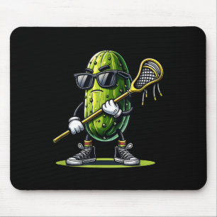Pickle Playing Lacrosse Funny Sports Trendly for B Mousepad