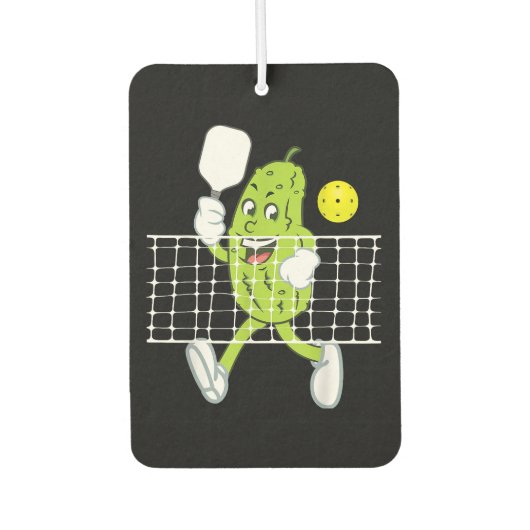 Pickle Playing Pickleball - Funny Pickleball Paddl Autolufterfrischer (Vorderseite)
