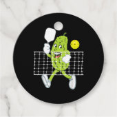 Pickle Playing Pickleball - Funny Pickleball Paddl Geschenkanhänger (Vorderseite)