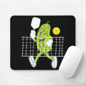 Pickle Playing Pickleball - Funny Pickleball Paddl Mousepad (Mit Mouse)