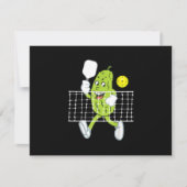Pickle Playing Pickleball - Funny Pickleball Paddl RSVP Karte (Vorderseite)
