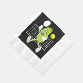 Pickle Playing Pickleball - Funny Pickleball Paddl Serviette (Ecke)