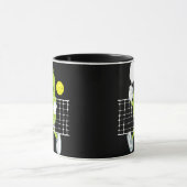 Pickle Playing Pickleball - Funny Pickleball Paddl Tasse (Zentrum)