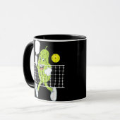Pickle Playing Pickleball - Funny Pickleball Paddl Tasse (Vorderseite Links)