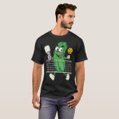 Pickle Playing Pickleball Pickle Ball Player T-Shirt (Vorne ganz)