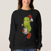 Pickle Playing Pickleball Sweatshirt (Vorderseite)