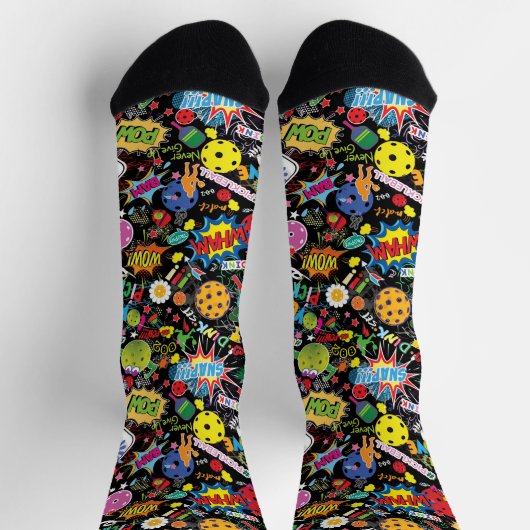 😍Pickle POW! Crew Socken (Oben)