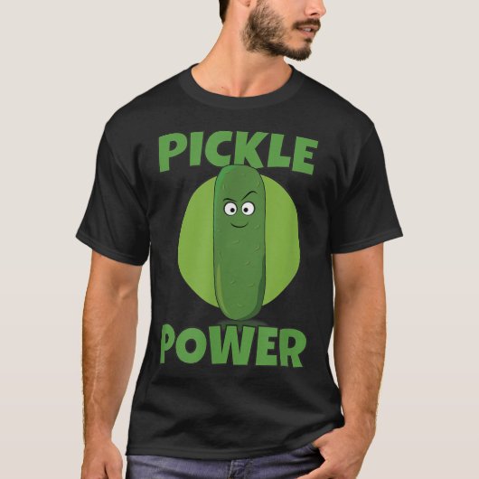 Pickle Power I Liebe Pickles T-Shirt (Vorderseite)