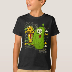 Pickle Power! Niedliche Pickleball-Kinder T-Shirt