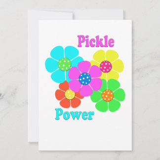 Pickle Power Pickleball Einladung