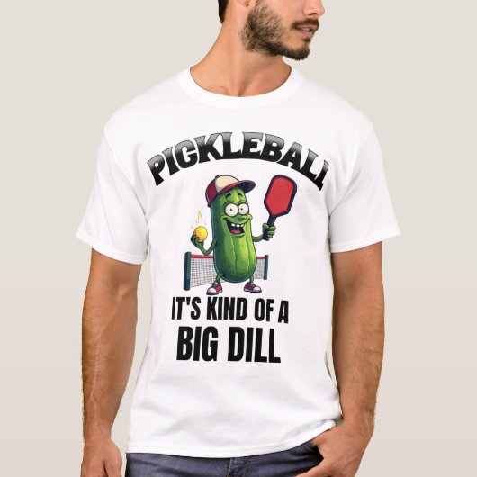 Pickle Power Pickleball Puppe T-Shirt (Vorderseite)