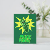 Pickle Power! Postkarte (Stehend Vorderseite)