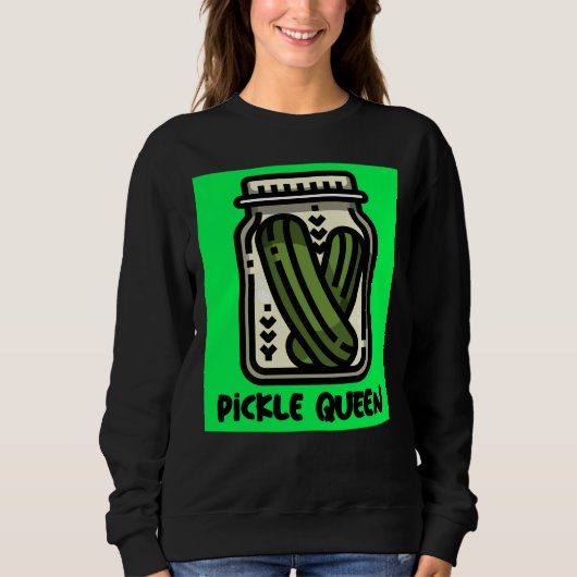 PICKLE QUEEN LADIES SWEATSHIRT (Vorderseite)