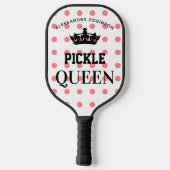 Pickle Queen personalisiert Pickleball Paddel Pickleball Schläger (Rückseite)