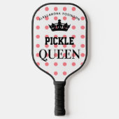 Pickle Queen personalisiert Pickleball Paddel Schläger (Vorderseite)