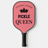 Pickle Queen personalisiert Pickleball Paddel Schläger (Vorderseite)