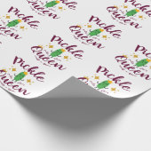 Pickle Queen Pickles Lover Girls Geschenkpapier (Ecke)