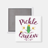 Pickle Queen Pickles Lover Girls Magnet (Vorderseite/Rückseite)