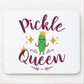 Pickle Queen Pickles Lover Girls Mousepad (Vorne)