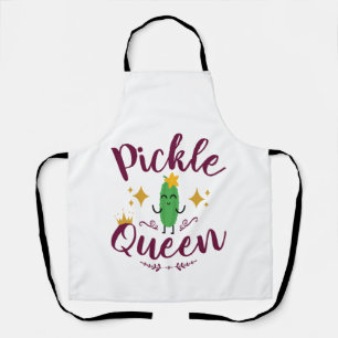 Pickle Queen Pickles Lover Girls Schürze