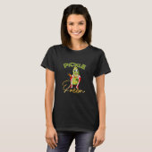 Pickle Queen Vegan Cucumber Gemüse T-Shirt (Vorne ganz)