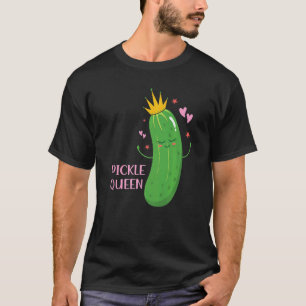 Pickle Queen Vegan Produzent Farmer Vegetarisch Fr T-Shirt