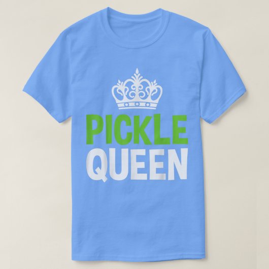 Pickle Queen Vegane Gemüsesorten T-Shirt (Design vorne)