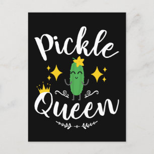 Pickle Queen Women Pickles Lover Postkarte