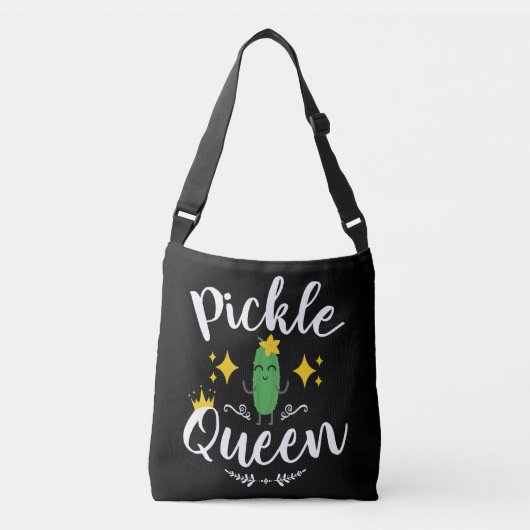 Pickle Queen Women Pickles Lover Tragetaschen Mit Langen Trägern (Vorderseite)