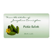 Pickle Relish Canning Labels (Vorne)