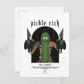 Pickle Rick - Ich bin ein Wissenschaftlicher Zitat Postkarte (Vorne/Hinten)