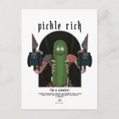 Pickle Rick - Ich bin ein Wissenschaftlicher Zitat Postkarte (Vorderseite)