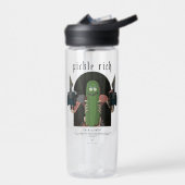 Pickle Rick - Ich bin ein Wissenschaftlicher Zitat Trinkflasche (Links)