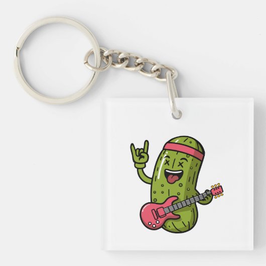 Pickle Rockstar Schlüsselanhänger (Vorderseite)