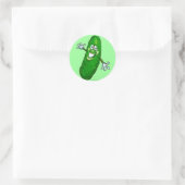 Pickle Runder Aufkleber (Tasche)