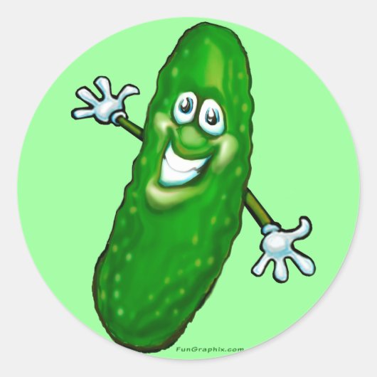 Pickle Runder Aufkleber (Vorderseite)