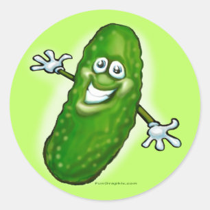 Pickle Runder Aufkleber