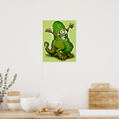 Pickle Saurus Rex Poster (Küche)