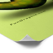 Pickle Saurus Rex Poster (Ecke)