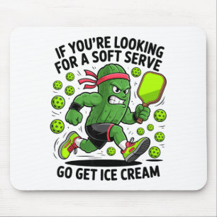 Pickle spielt Pickle Ball lustiger Pickleball-Lieb Mousepad