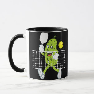 Pickle spielt Pickleball - Lustiges Pickleball-Pad Tasse