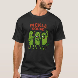 Pickle Squad Veganer Foodie Gurken Jungen Mädchen  T-Shirt