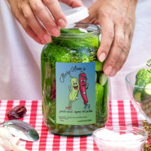 Pickle und Pepper Pals Funny Cartoon Pickles