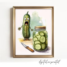 Pickle Wall Art Kitchen Decke erschüttert Pickle g