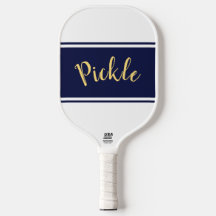 PICKLE Wide Navy Blue White Strips Niedliches Skri