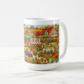Pickle World – Pickle Patch Erntefest-Tasse Kaffeetasse (VorderseiteRechts)