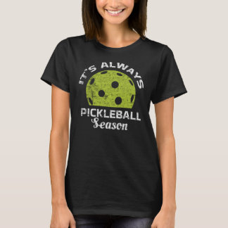 Pickleall Lover Sport Saison Grafik Design T-Shirt